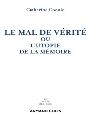 cover image of Le mal de vérité